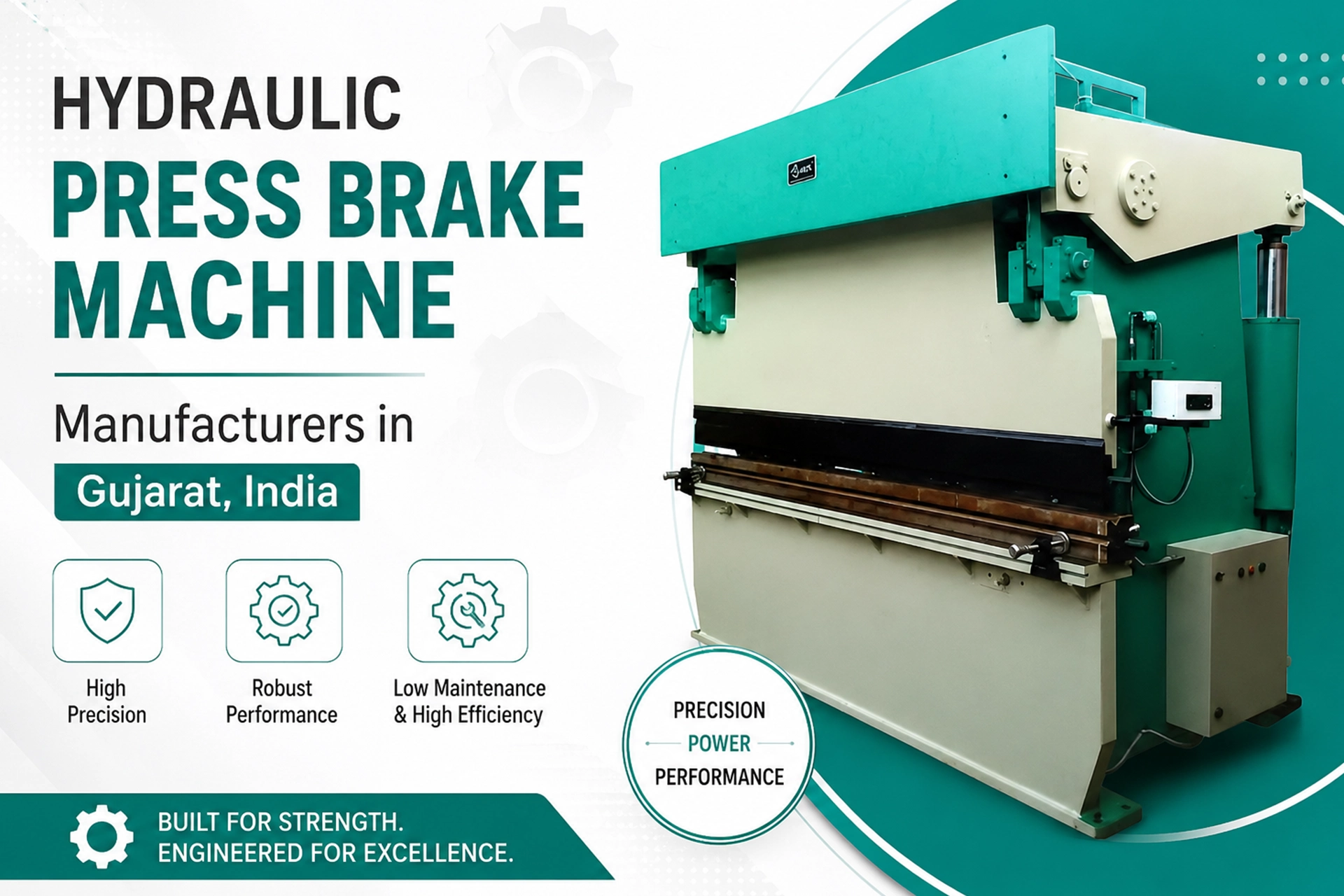 Hydraulic Press Brake Machine Manufacturers in Gujarat, India