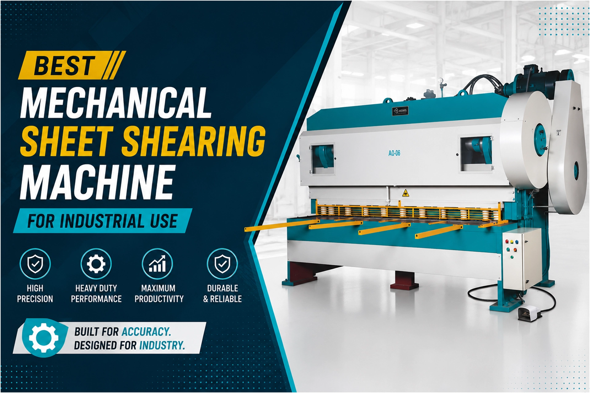Best Mechanical Sheet Shearing Machine for Industrial Use